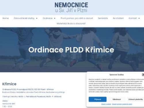 Praktický lékař pro děti a dorost - Nemocnice u Sv. Jiří - ordinace Křimice