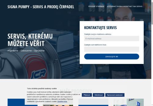 SIGNA PUMPY spol. s r. o. nabízí práci na pozici Prodavač/prodavačka v obci Kolín