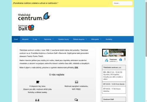 Zobrazit webové stránky Třebíčské centrum, z. s.