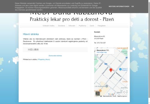 Zobrazit webové stránky Praktický lékař pro děti a dorost - MUDr. Dana Kabzanová