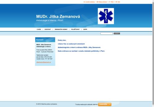 Zobrazit webové stránky Diabetologická a interní ambulance  - MUDr. Jitka Zemanová, doc. MUDr. Silvie Lacigová Ph.D.