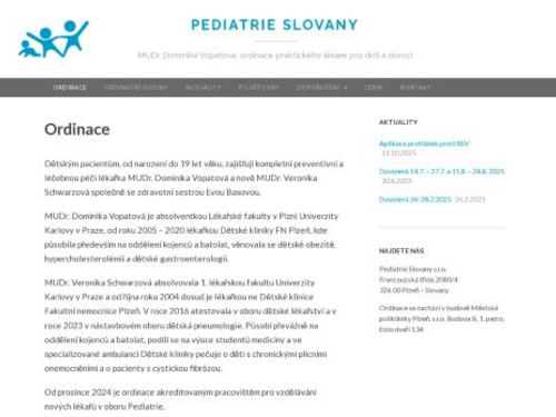 Praktický lékař pro děti a dorost - MUDr. Dominika Vopatová, MUDr. Veronika Schwarzová
