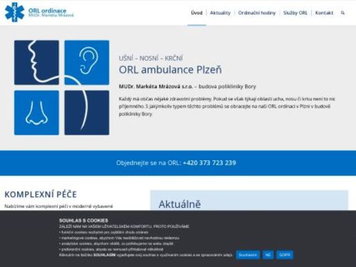 ORL - MUDr. Markéta Mrázová