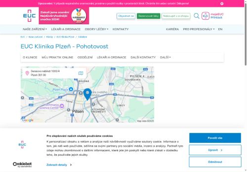 Zobrazit webové stránky Chirurgická pohotovost - EUC klinika