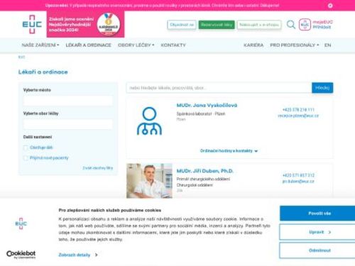 Praktický lékař pro dospělé - MUDr. Helena Šustová
