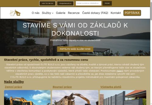 Elite Build s.r.o. nabízí práci na pozici Dělníci v oblasti výstavby a údržby budov v obci Praha