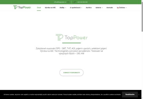 Top Power s.r.o. nabízí práci na pozici Operátor/ka v elektrotechnice v obci Votice