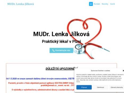 Praktický lékař pro dospělé - MUDr. Lenka Jílková