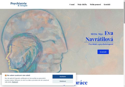 Zobrazit webové stránky Psychiatrická a psychoterapeutická ambulance - MUDr. Mgr. Eva Navrátilová