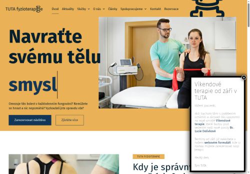 Zobrazit webové stránky TUTA fyzioterapie