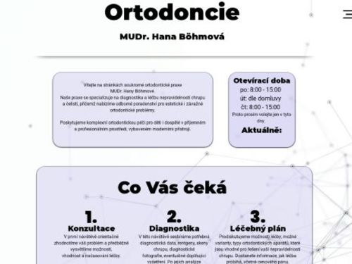 Ortodoncie - MUDr. Hana Böhmová