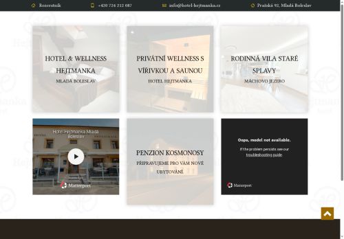 Zobrazit webové stránky Hotel Hejtmanka