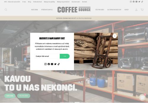 Coffee Source s.r.o. nabízí práci na pozici Baristé v obci Praha