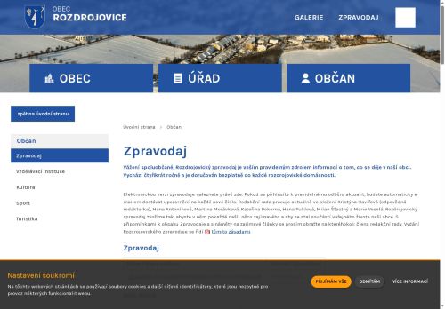 Zobrazit webové stránky Rozdrojovický zpravodaj