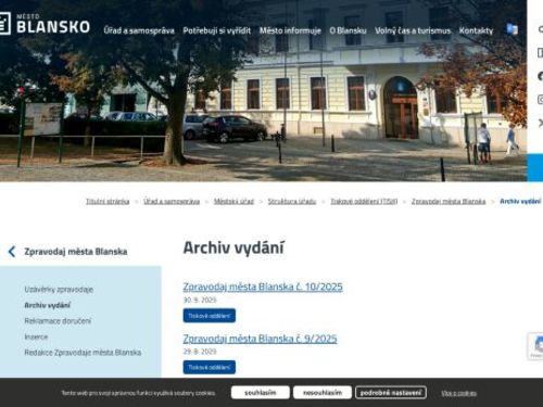 Zpravodaj města Blanska