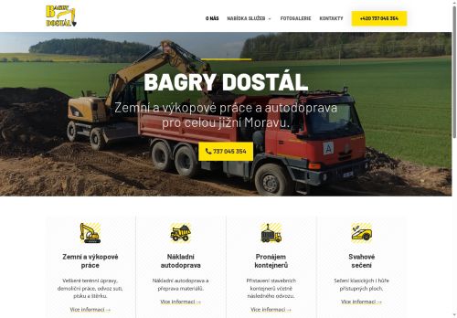 Aleš Dostál nabízí práci na pozici Strojník bagru a jiných stavebních strojů v obci Slavkov u Brna