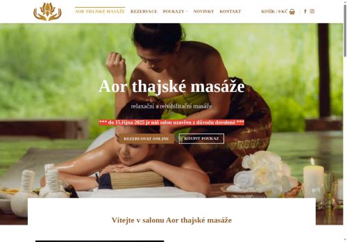 Umaporn Parizek nabízí práci na pozici Thajská masérka v obci Zdětín