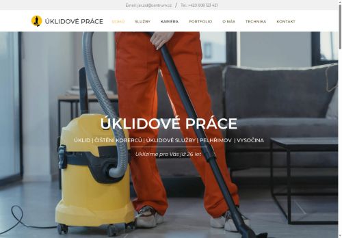 Jaroslav Žídek nabízí práci na pozici Úklidové práce v obci Velké Meziříčí