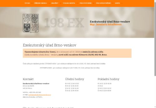 Webové stránky Mgr. Jaroslava Schafferová, Brno