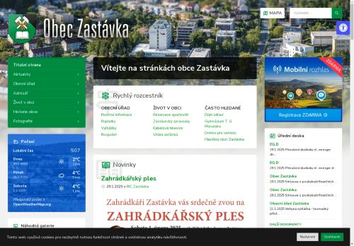 Zobrazit webové stránky Obecní úřad Zastávka
