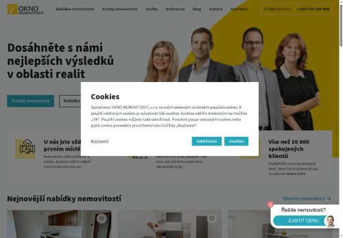Zobrazit webové stránky OKNO NEMOVITOSTÍ, s.r.o.