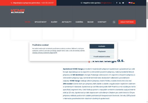 VCHD Cargo a.s. nabízí práci na pozici Řidiči/ky nákladního automobilu v obci Kladno