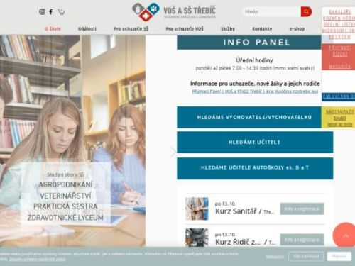 Vyšší odborná škola a Střední škola veterinární, zemědělská a zdravotnická Třebíč