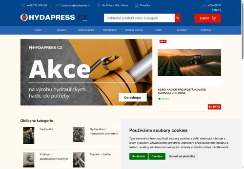 Zobrazit webové stránky HYDAPRESS CZ s.r.o.