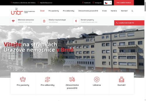 Úrazová nemocnice v Brně nabízí práci na pozici SANITÁŘ/KA v obci Brno