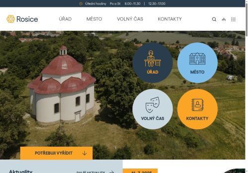 Zobrazit webové stránky Město Rosice