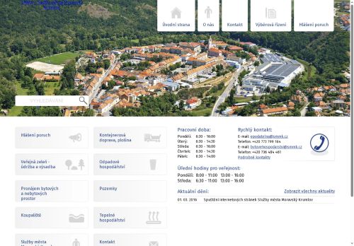 Zobrazit webové stránky Služby města Moravský Krumlov, p.o.