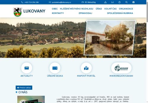 Zobrazit webové stránky Obecní úřad Lukovany