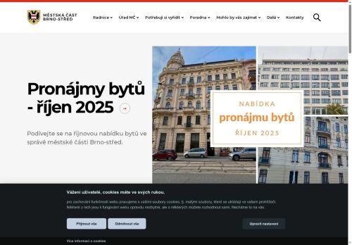 Webové stránky Statutární město Brno, Brno