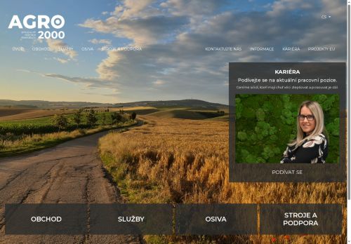 AGRO 2000 s.r.o. nabízí práci na pozici SKLADNÍK (M/Ž) v obci Smrk