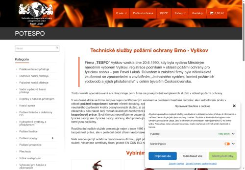 Zobrazit webové stránky TESPO Pavel Lukáš