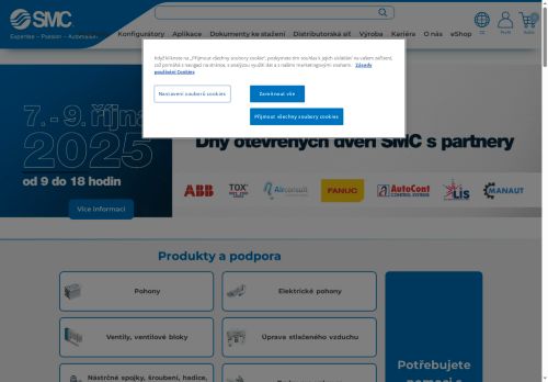 Zobrazit webové stránky SMC Industrial Automation CZ, s.r.o.