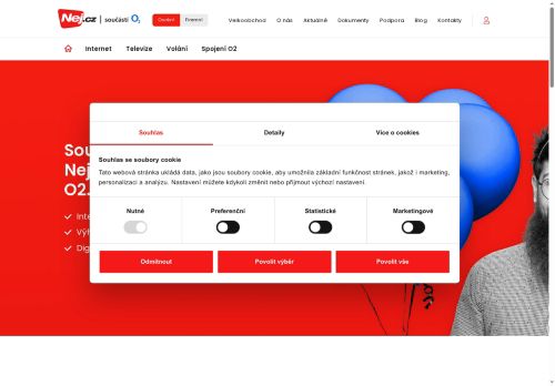 Zobrazit webové stránky Selfnet
