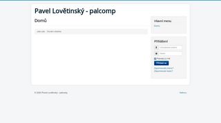 Zobrazit webové stránky  Pavel Lovětinský - palcomp