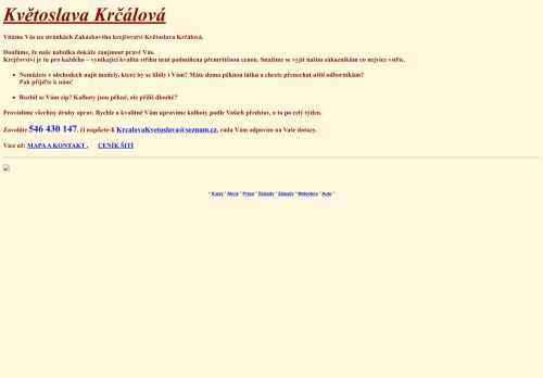 Zobrazit webové stránky Květoslava Krčálová
