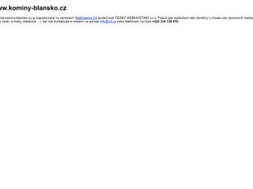 Komíny a kouřovody Blansko