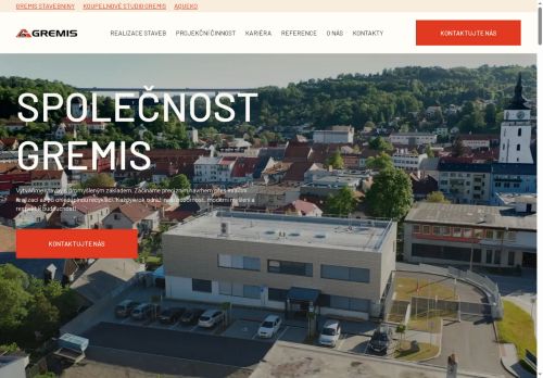 Webové stránky GREMIS, s.r.o., Velké Meziříčí