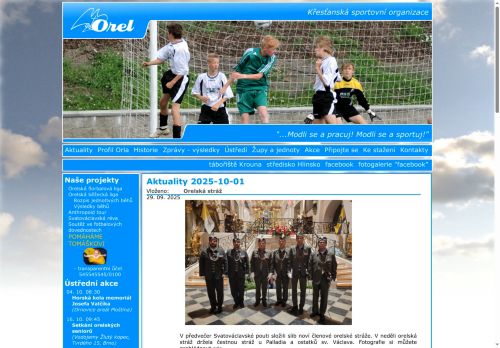 Zobrazit webové stránky Orel jednota Moravský Krumlov