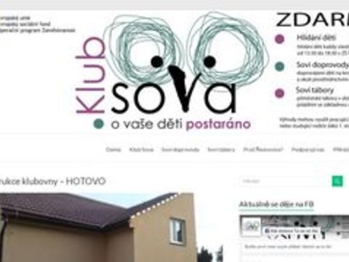 Klub Sova – O vaše děti postaráno