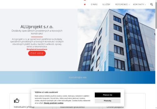 Zobrazit webové stránky ALUprojekt