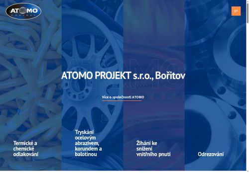 ATOMO PROJEKT s.r.o. nabízí práci na pozici Obsluha tryskacího zařízení/ manipulační dělník (m/ž) v obci Bořitov