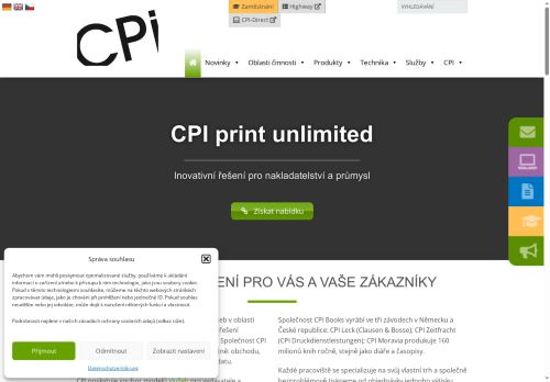 Zobrazit webové stránky CPI Moravia Books s.r.o.