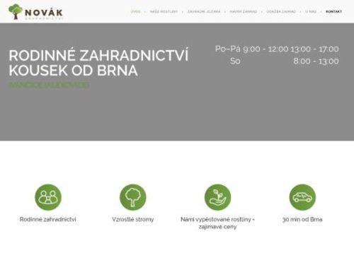 Zahradnictví – Miloš Novák