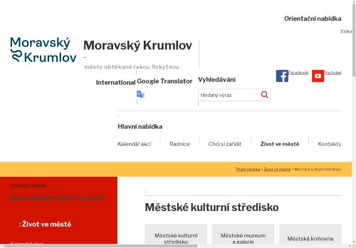 Zobrazit webové stránky Kultura Moravský Krumlov