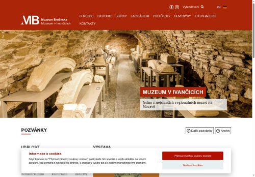 Zobrazit webové stránky Muzeum Brněnska – Muzeum v Ivančicích