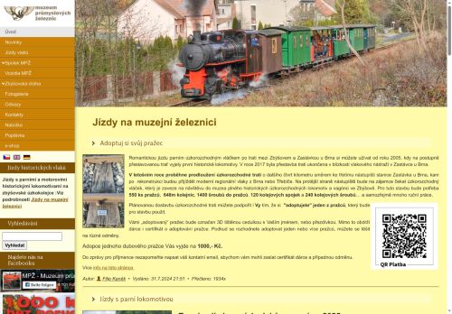 Zobrazit webové stránky Muzeum průmyslových železnic